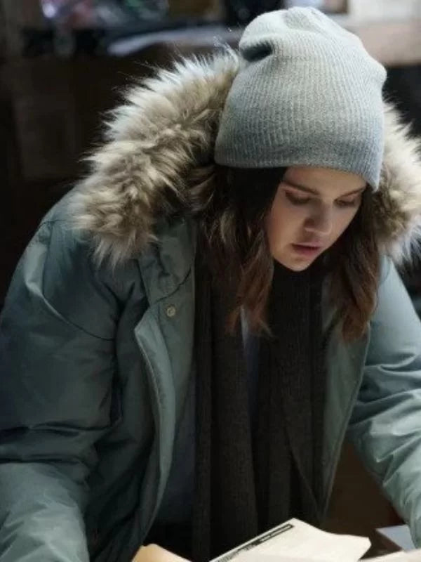 Only Murders In The Building S02 Selena Gomez Grey Parka Jacket