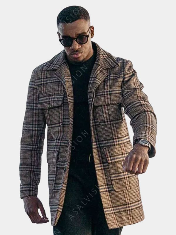 Operation Fortune Bugzy Malone Plaid Coat