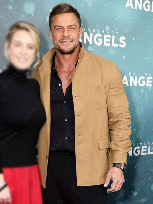 Ordinary Angels 2024 Premiere Alan Ritchson Jacket