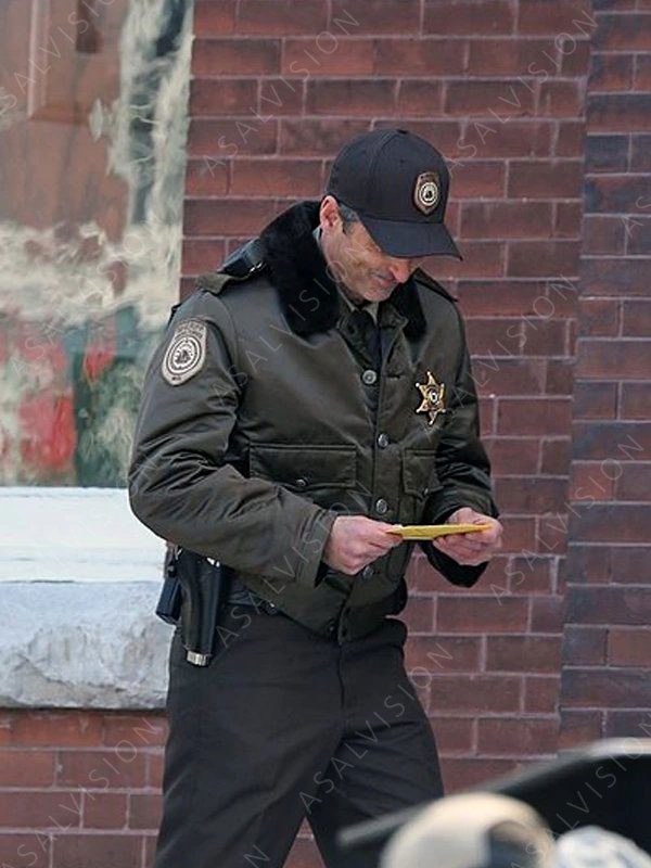 Patrick Dempsey Thanksgiving 2023 Sheriff Eric Newlon Jacket