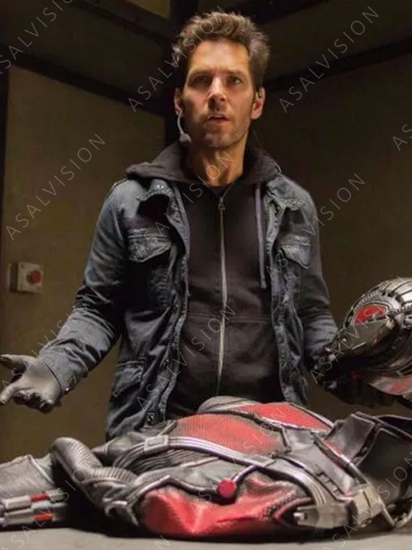Paul Rudd Ant-Man and the Wasp Quantumania Scott Lang Blue Jacket
