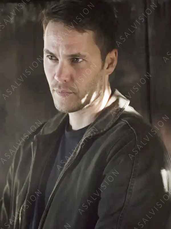 Paul Woodrugh TV Series True Detective Taylor Kitsch Black Cotton Jacket