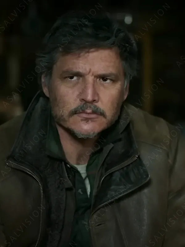 Pedro Pascal Leather Brown Jacket