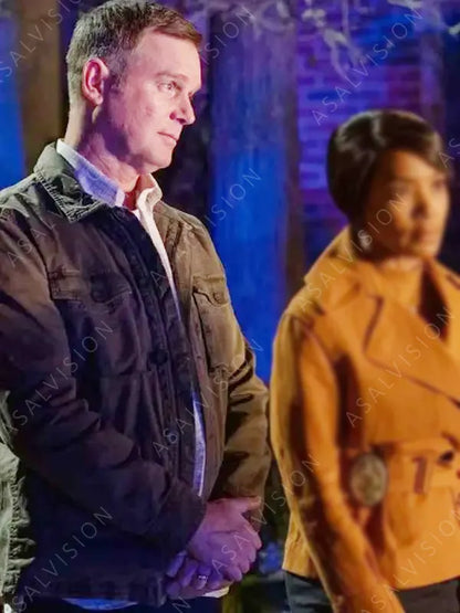 Peter Krause 9-1-1 S04 Bobby Nash Grey Cotton Jacket
