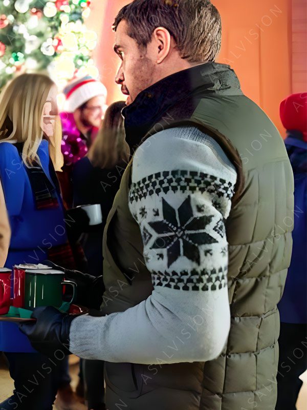 Peter Navigating Christmas 2023 Stephen Huszar Black Quilted Vest