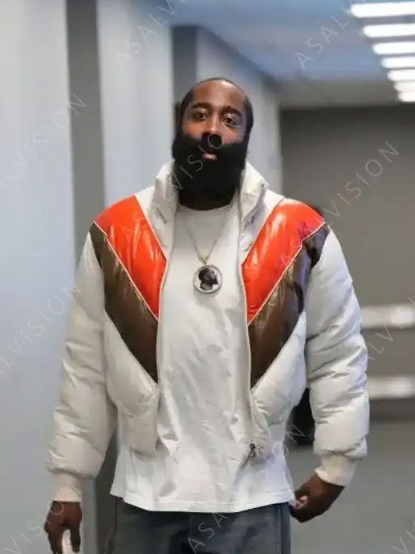 Philadelphia 76ers James Harden Puffer Jacket For Men's