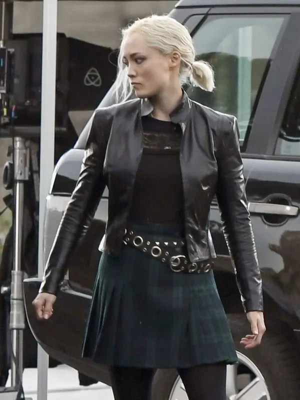 Pom Klementieff Mission Impossible 7 Black Leather Jacket