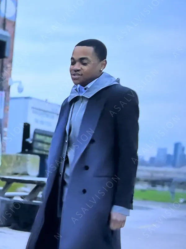Power Book II Ghost S03 Michael Rainey Jr. Grey Trench Coat