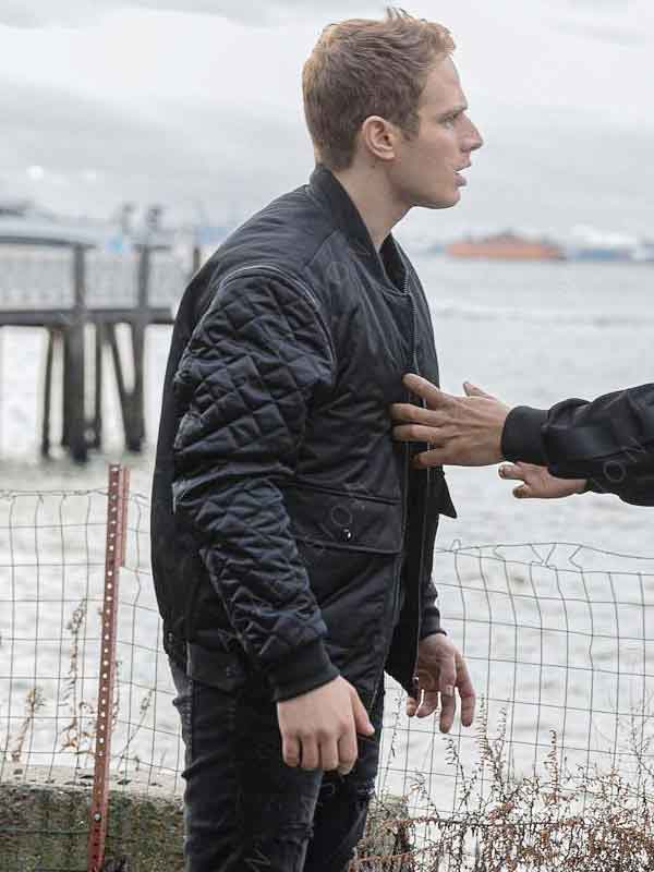 Power Book II Ghost S4 Brayden Weston Black Bomber Jacket