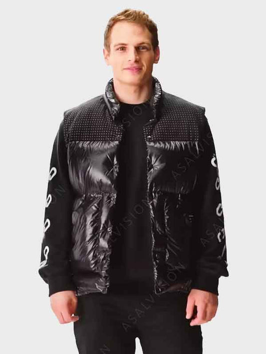 Power Book II Ghost Season 4 Brayden Weston Black Puffer Vest