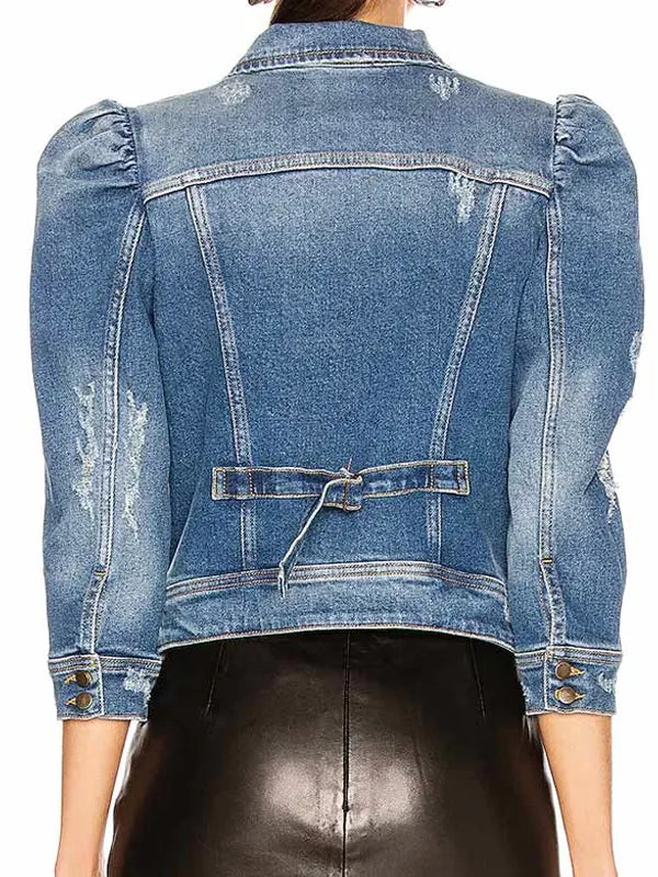 Power Book II LaToya Tonodeo Ghost S02 Blue Denim Jacket