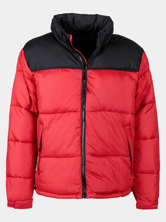 Power Book III Corinne Red And Black Puffer Jacket