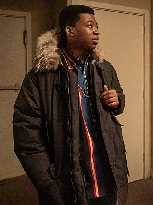 Power Book III Raising Kanan Stark Parka Jacket