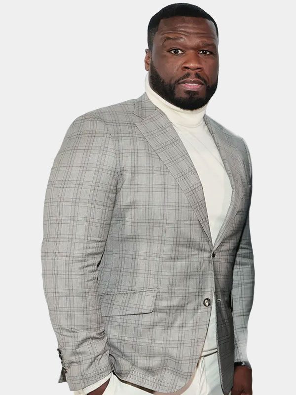 Power Book IV Force 50 Cent Grey Blazer