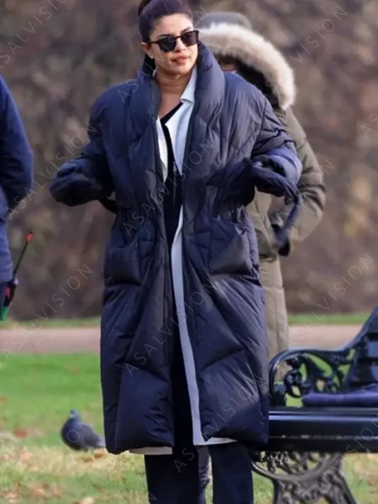 Priyanka Chopra Jonas Citadel 2023 Puffer Coat
