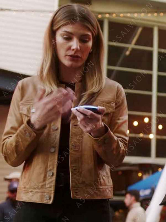 Quantum Leap Addison Augustine Leather Jacket