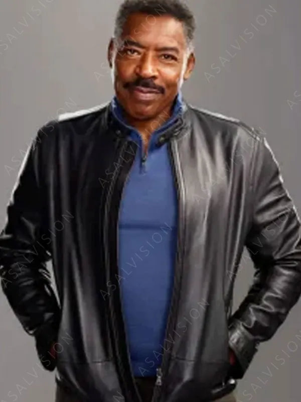 Quantum Leap Herbert Williams Black Leather Jacket