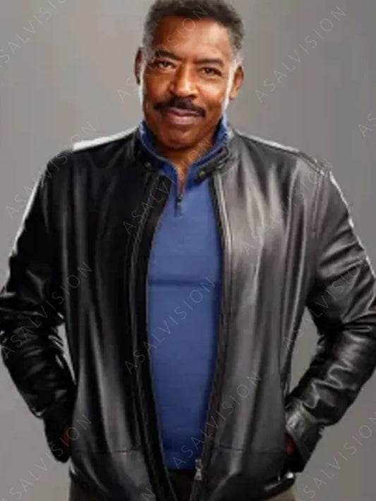 Quantum Leap Herbert Williams Black Leather Jacket