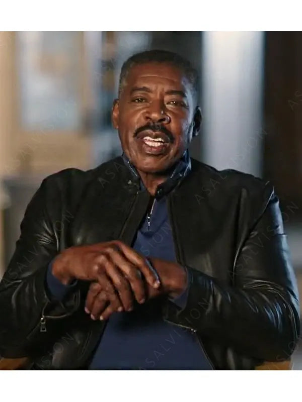 Quantum Leap Season 2 Ernie Hudson Black Leather Jacket