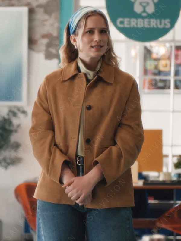Quinn Powers Brown Jacket | Elsbeth 2024 Elizabeth Lail Jacket