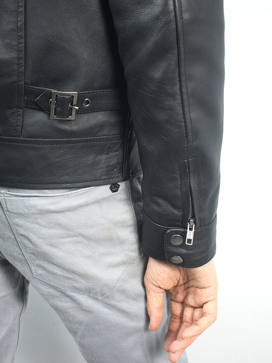Resident Evil 6 Black Distressed Leather Jacket