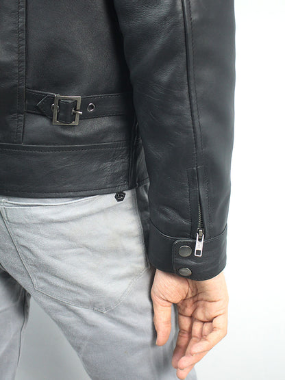 Resident Evil 6 Black Distressed Leather Jacket
