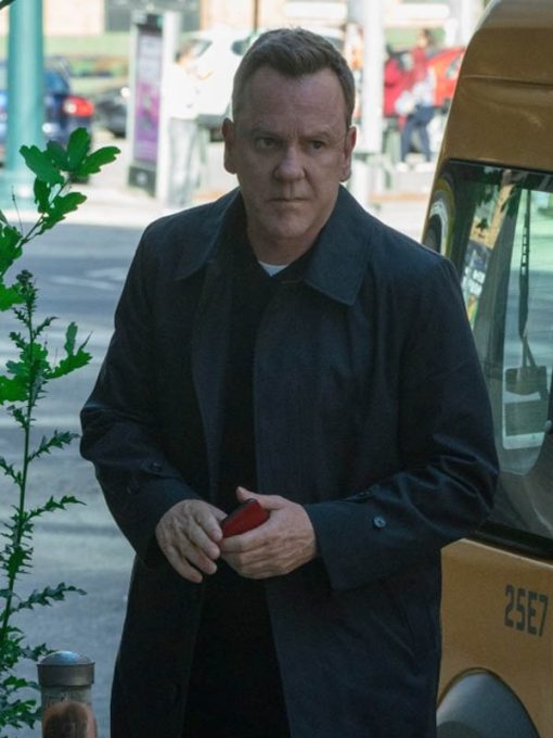 Rabbit Hole 2023 Kiefer Sutherland Black Coat