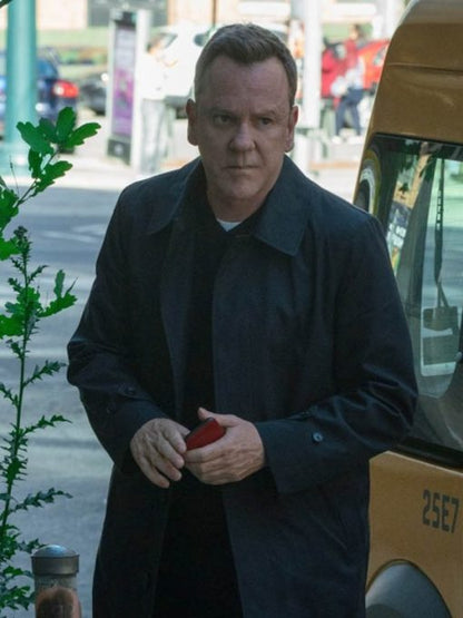 Rabbit Hole 2023 Kiefer Sutherland Black Coat