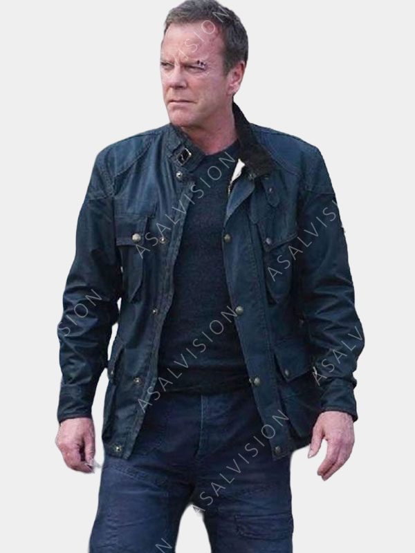 Rabbit Hole 2023 Kiefer Sutherland Leather Jacket