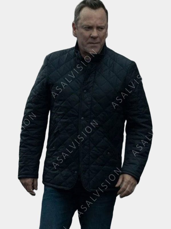 Rabbit Hole 2023 Kiefer Sutherland Quilted Jacket