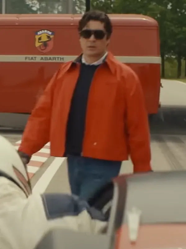 Race for Glory Audi vs. Lancia Riccardo Scamarcio Orange Jacket
