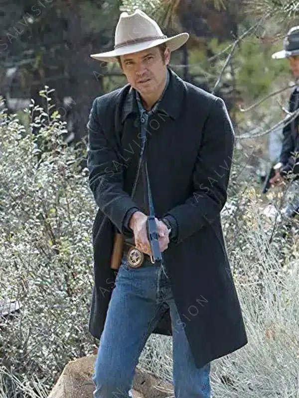 Raylan Givens Justified Timothy Olyphant Trench Coat