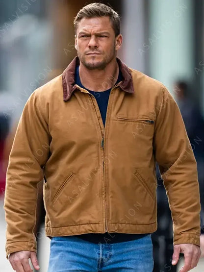 Reacher Season 2 Jack Reacher Brown Jacket