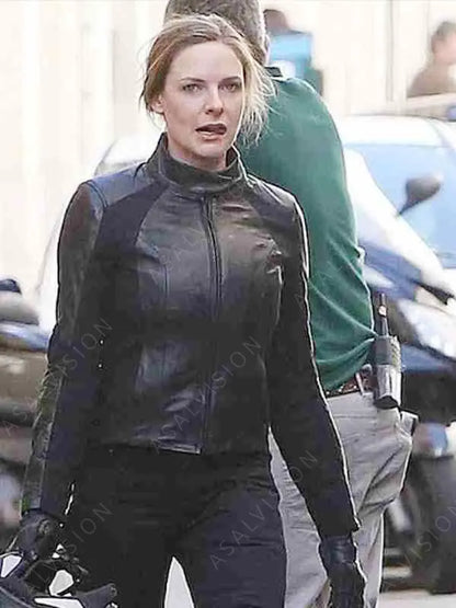 Rebecca Ferguson Mission Impossible 6 Agent Ilsa Biker Leather Jacket