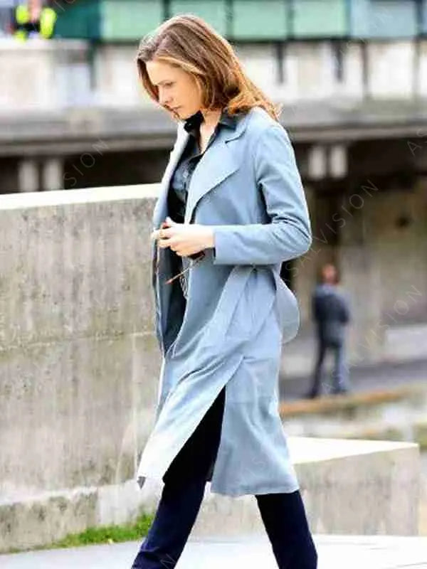 Rebecca Ferguson Movie Mission Impossible 6 Agent Ilsa Grey Trench Coat