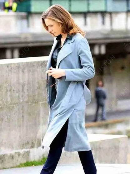 Rebecca Ferguson Movie Mission Impossible 6 Agent Ilsa Grey Trench Coat