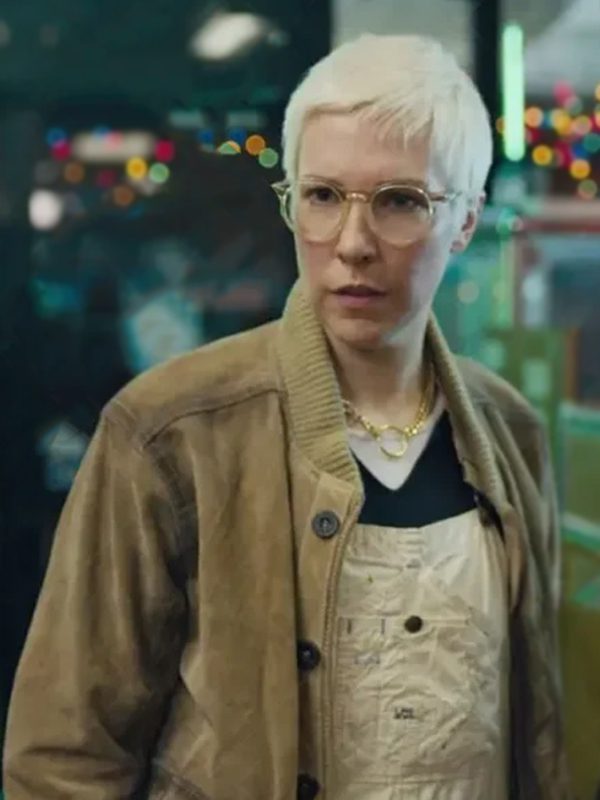 Rebecca Henderson TV Series Russian Doll Season 2 Lizzy Suede Bomber Jacket