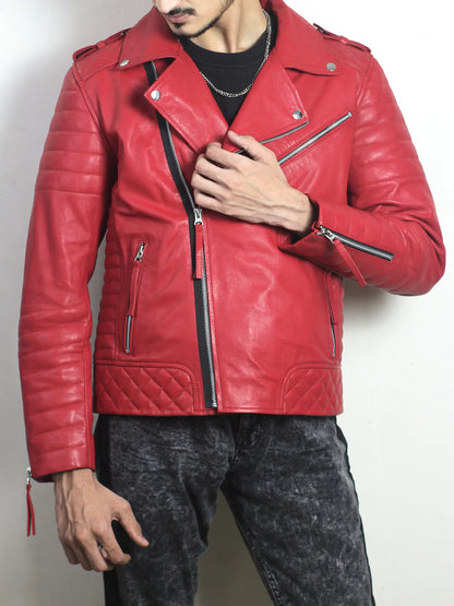 Red Double Rider Jacket