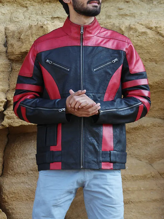 Red One Dwayne Real Leather Jacket