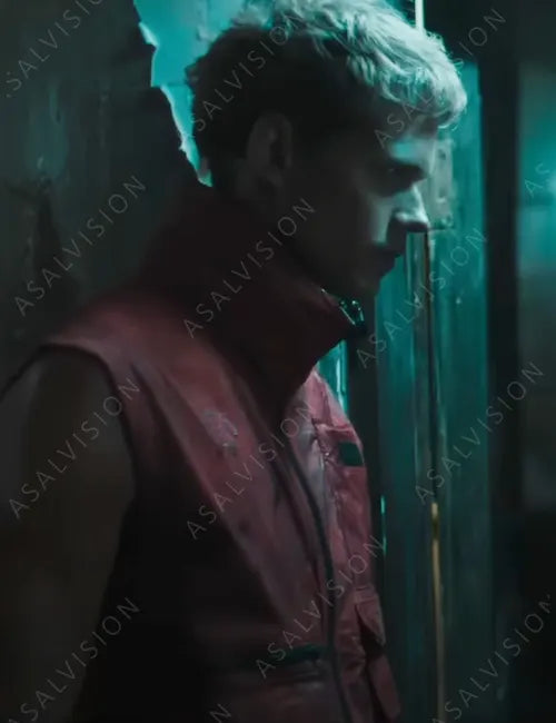 Red Polyester Vest