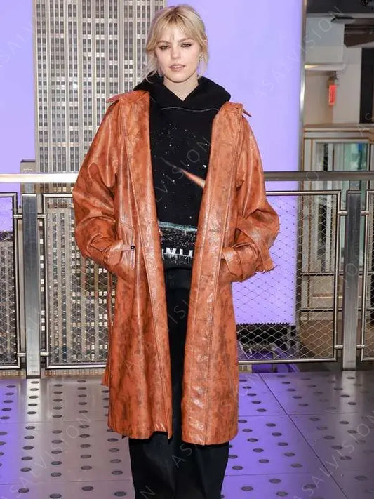 Reneé Rapp Mean Girls 2024 Trench Leather Coat