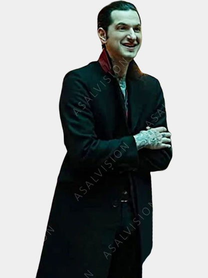 Renfield Ben Schwartz Black Trench Coat