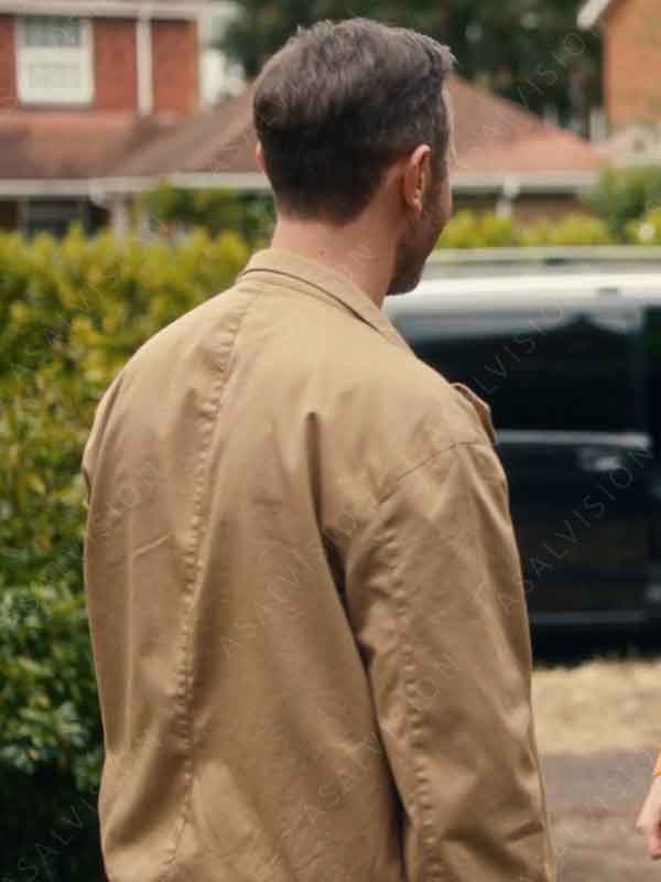 Richard Manners TV Series Geek Girl 2024 Tim Downie Light Brown Jacket