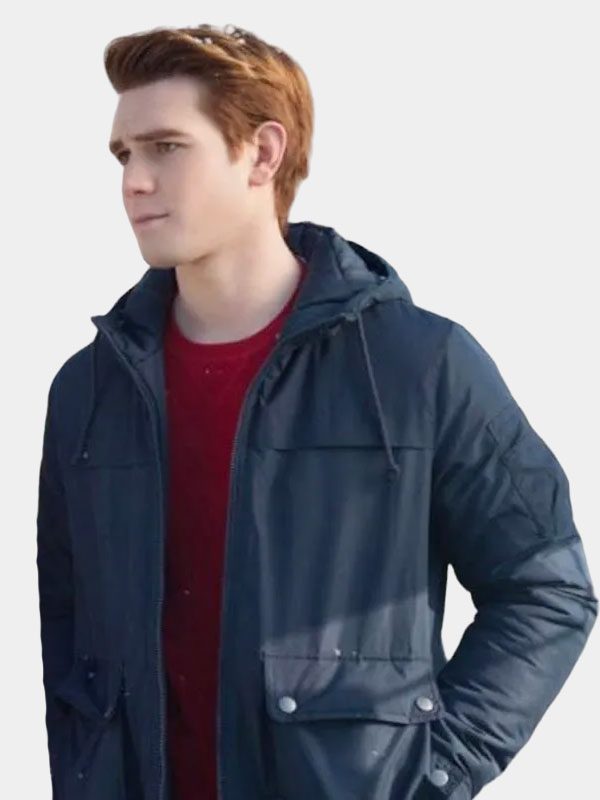 Riverdale KJ Apa Dark Blue Cotton Hoodie