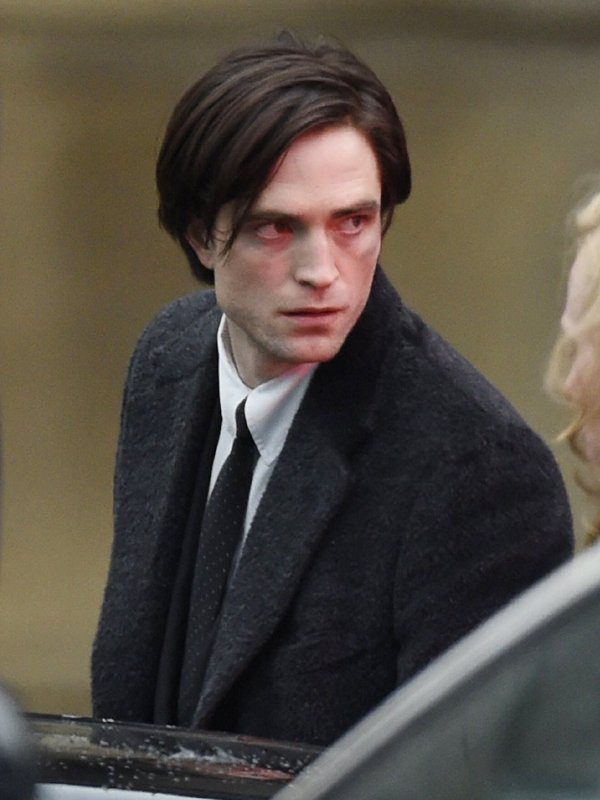 Robert Pattinson The Batman 2022 Black Wool Coat