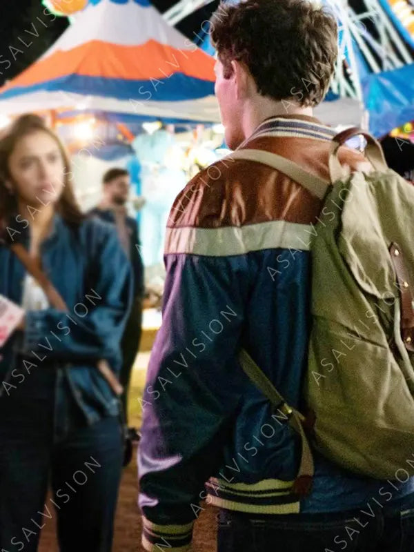 Rohan Campbell The Hardy Boys Frank Hardy Bomber Leather Jacket