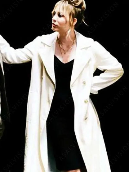 Role Play 2024 Emma Brackett White Wool Coat