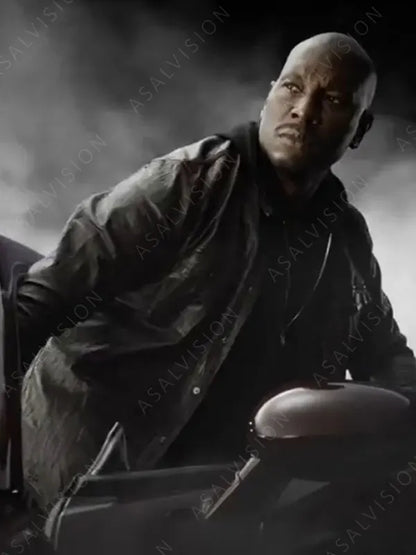 Roman Fast X 2023 Tyrese Gibson Brown Leather Jacket