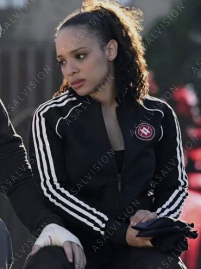 Rose Hathaway Vampire Academy White Stripes Jacket