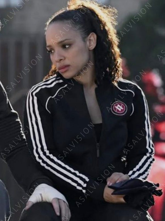Rose Hathaway Vampire Academy White Stripes Jacket
